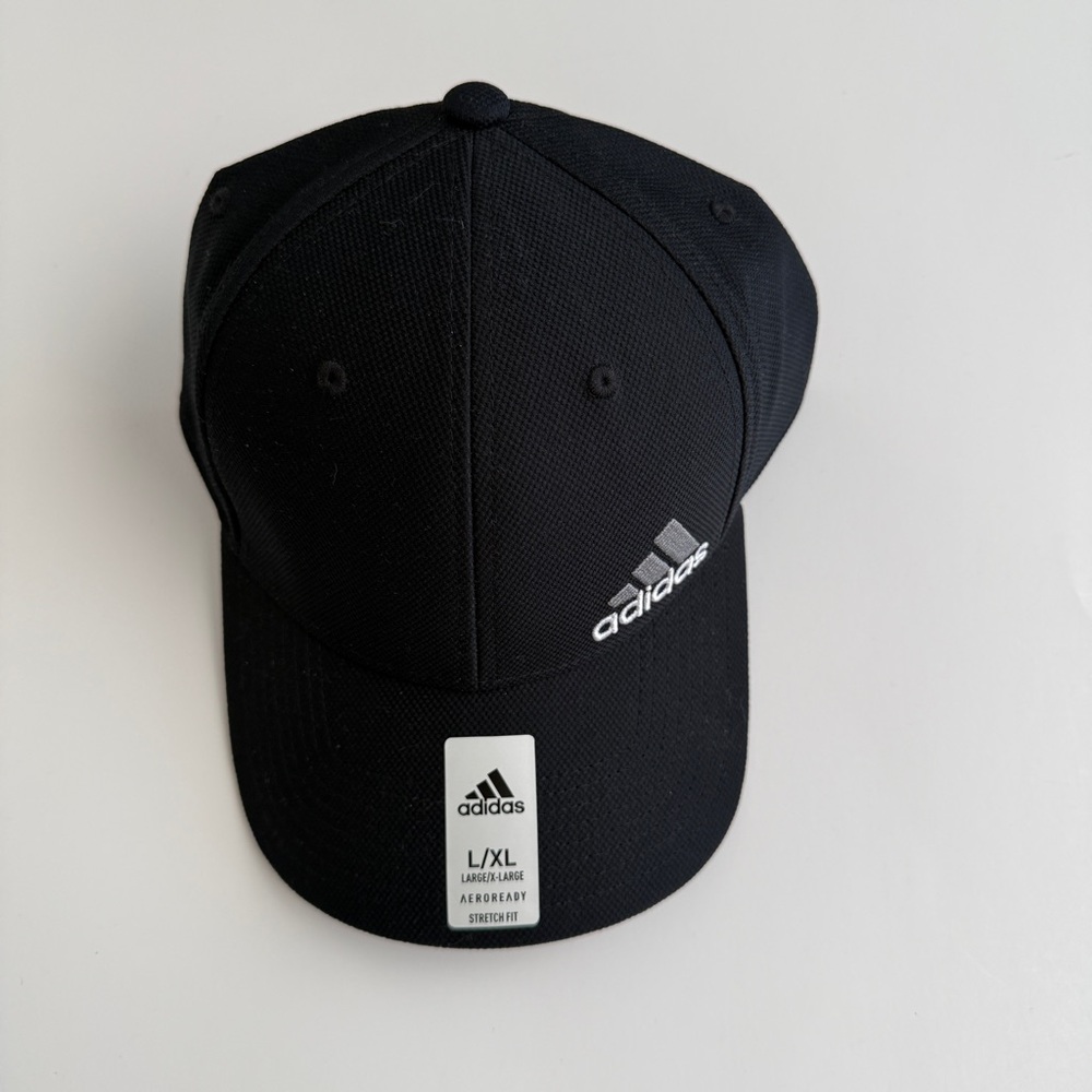 Adidas Black Baseball Cap - L/XL
